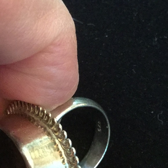 Large Genuine Smokey Quartz Ring - Picture 5 of 8